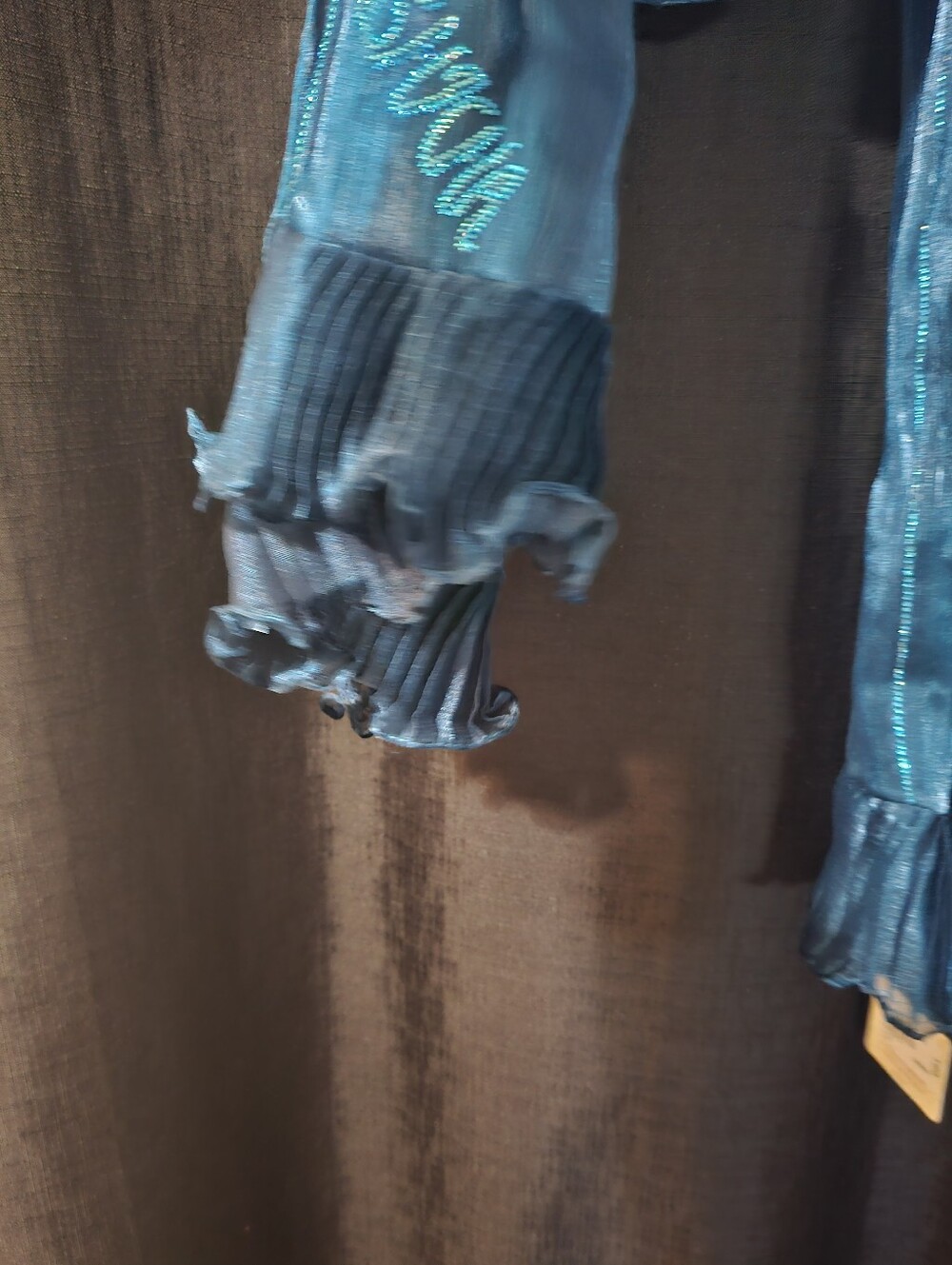 Women’s Lightweight Teal & Blue Scarves / Hijabs - Picture 12 of 15